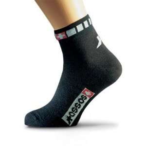  Assos 2012 Spring/Fall Coolmax Cycling Socks   Black   P13 