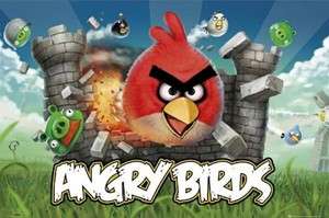 ANGRY BIRDS ~ RED DESTROY iPHONE APP GAME POSTER Video  