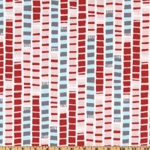  44 Wide Moda Sherbet Pips Scarf Stripe Cherry Fabric By 