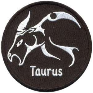  TAURUS ZODIAC STAR SIGN Embroidered Biker Vest Patch 