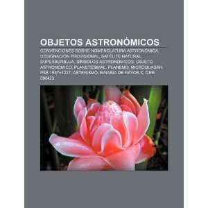 Objetos astronómicos Convenciones sobre nomenclatura astronómica 