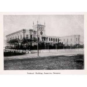  1911 Print National Building Asuncion Paraguay 