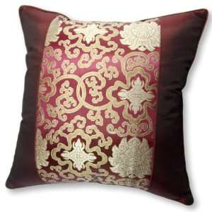   Embroidered Oriental Cushion Cover / Pillow Case