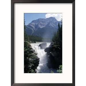  Athabasca Waterfall in Jasper National Park, Alberta 