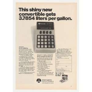  1974 Unicom Systems Rockwell 203 Converter Print Ad
