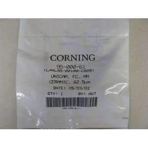  Corning Unicam FC Multimode 62.5 um Fiber Optic Connector 