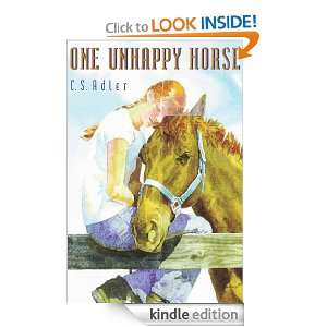  One Unhappy Horse eBook C. S. Adler Kindle Store