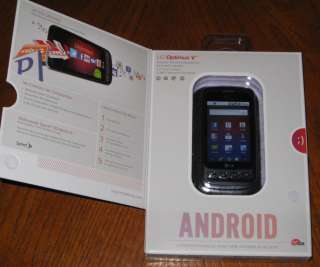 LG Optimus V   Black (Virgin Mobile) Smartphone *NEW* 836182002705 
