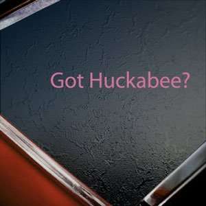  Got Huckabee? Pink Decal Mike Conservative Window Pink 