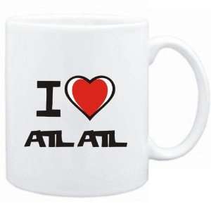 Mug White I love Atlatl  Sports 