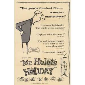  Mr. Hulots Holiday Movie Poster (11 x 17 Inches   28cm x 