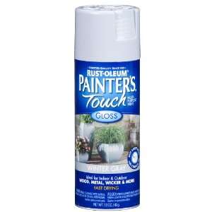   Painters Touch Multi Purpose Spray Paint, Gloss Winter Gray, 12 Ounce