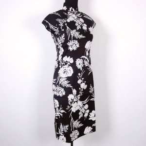  Chinese Noble Floral Cheongsam Mini Dress Available Sizes 