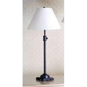   Lamp with Classic Empire Shade in Antique Bronze