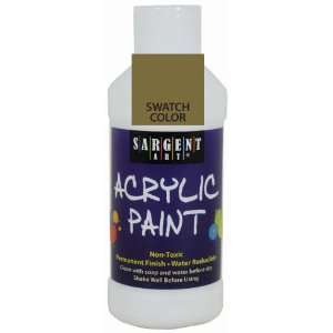  Sargent Art 22 2389 8 Ounce Acrylic Paint, Raw Umber Arts 
