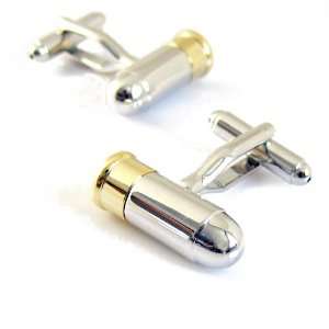  Sliver Bullet Cufflinks Jewelry