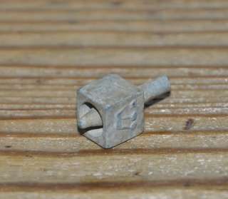 Antique Judaica Metal Draidel Dreidel  