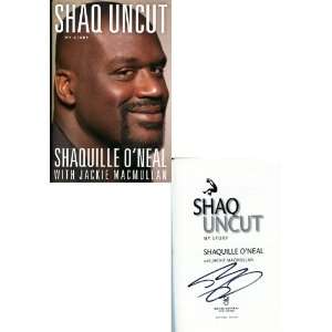    Shaquille ONeal Autographed Shaq Uncut Book Sports Collectibles