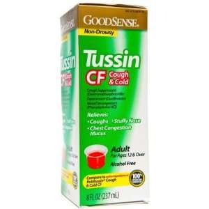  Good Sense  Tussin CF Syrup  New Formula, 8floz Liquid 
