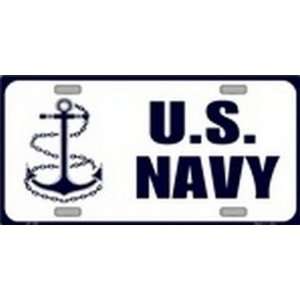 US Navy Anchor LICENSE PLATES Plate Tag Tags auto vehicle car front