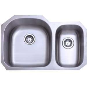  Kingston Brass Centurion Dual Bowl Undermount Kitchen Sink 