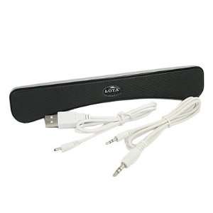  HDE (TM) USB 2.0 Sound Bar Speaker compatible w/ Notebooks 