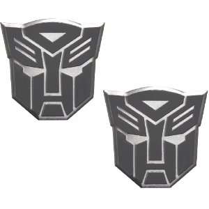  Transformers 2 X Autobots Aluminum Gray Grey Silver LARGE 
