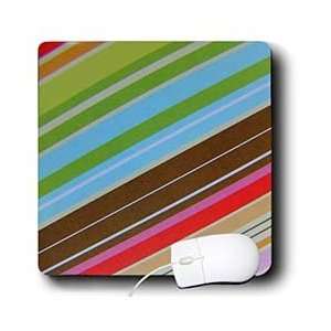 Florene Abstract Pattern   Vibrant Stripes   Mouse Pads 