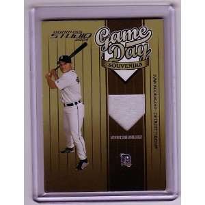 Ivan Rodriguez 2004 Donruss Studio Game Day   Game Used Jersey Card