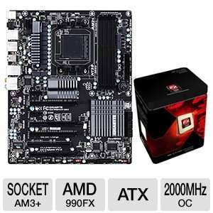  GIGABYTE GA 990FXA UD3 AMD 900 Series Mothe Bundle 