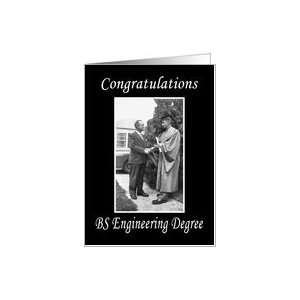 Engineering Degree Graduation Congratulations Card