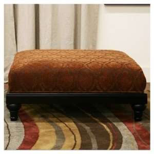  Baxton Studio Janette Chenille Ottoman