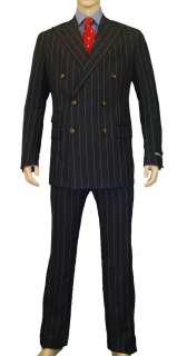 Polo Ralph Lauren Mens Virgin Wool Pinstripe Suit  44R  