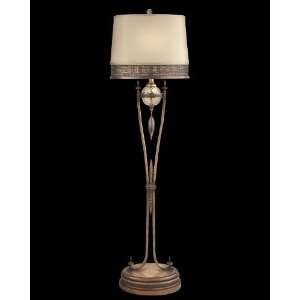 Fine Art Lamps Byzance 571220 Tall Glass 67 Chandelier Floor Lamp 1LT 