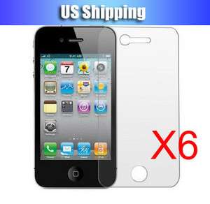 CLEAR SCREEN PROTECTOR For Apple iPhone 4G 4th 4 Gen  