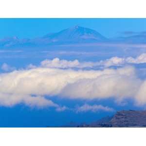 Mount Teide Taken from Gran Canaria, Near Ayacata, Gran Canaria 