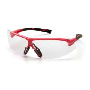  Pyramex Safety Onix Pink Frame Clear Lens Sports 