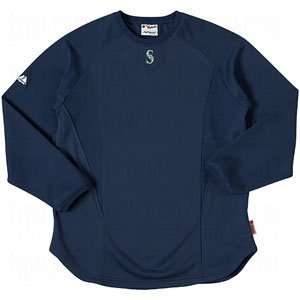 Seattle Mariners Youth AC Therma Base Tech Fleece by Majestic Athletic
