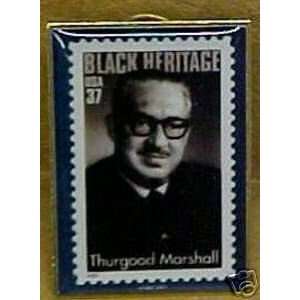  Thurgood Marshall Stamp Pin Black Heritage Lapel Pins 