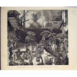  St Denis Paris France Explosion Victims Search 1874