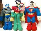 DC SUPERFRIENDS 14 PLUSH FIGURES BATMAN SUPERMAN JOKER