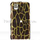 Samsung Finesse R810 Case Brown Giraffe Faceplate Cover