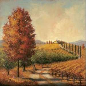  Hillside Vineyard by Jill Schultz mcgannon. Size 19.69 