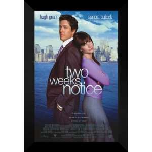  Two Weeks Notice 27x40 FRAMED Movie Poster   Style A
