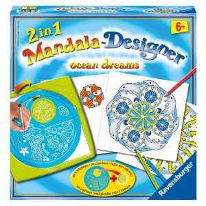    Ravensburger 2 in 1 Mandala Designer Ocean Dreams Toys & Games