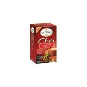 Twinings Ultra Spice Chai (3x20 ct)  Grocery & Gourmet 