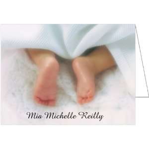 Twinkle Toes Baptism Christening Thank You Cards   Set of 