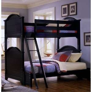  Twin over Full Bunk Bed by Vaughan Bassett   Black (BB16 
