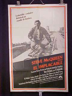 THE HUNTER STEVE McQUEEN MOVIE POSTER 1SH ARGENTINA  