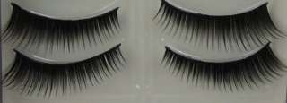 10 pair nature black false eyelashes makeup F31  